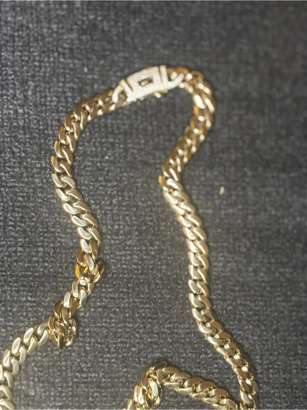 Gold Cuban Link Chain Necklace